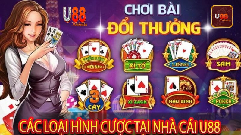 Nhà Cái U88 Sân Chơi Cá Cược Uy Tín Hàng Đầu Việt Nam 6 Các loại hình cược tại nhà cái U88